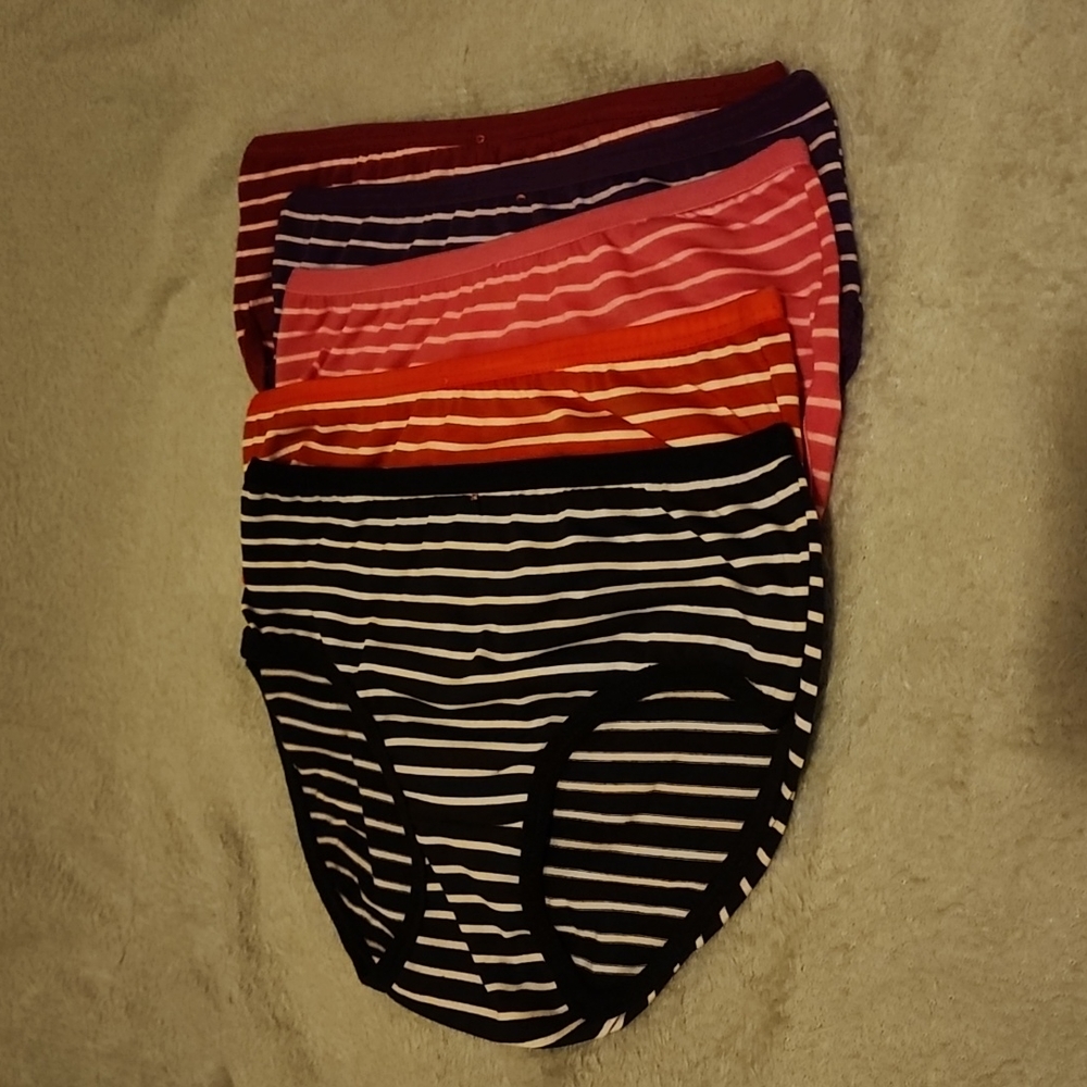 5 for $10..New Brief style Panties.  Comfy fabric new fits sml/med.